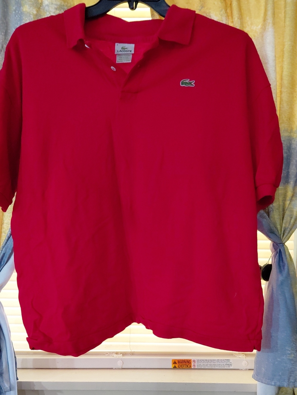 Lacoste Men’s Bright Red Short Sleeve Piqué Polo